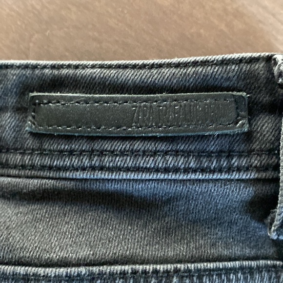 Zara Destroyed Skinny Moto Jeans - Picture 5 of 5